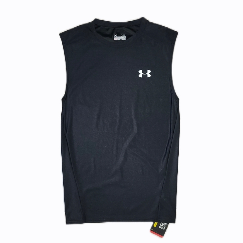 Under Armour Black Muscle Tee - Picture 2 of 4